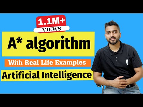 A* algorithm in AI (artificial intelligence) in HINDI | A* algorithm with example