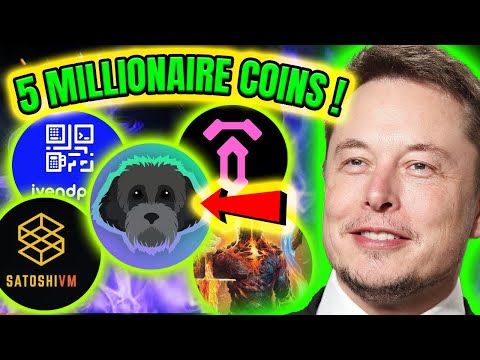 Top 5 Best Crypto Coins For 2024 !🔥 MILLIONAIRE POTENTIAL COINS ! 🔥 MYRO PUMPS!