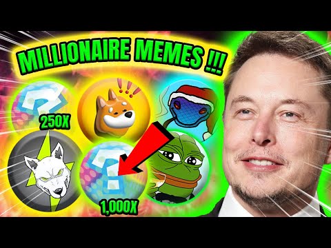 TOP MEME COINS FOR 2024!! (Millionaire Potential) 🤑💎 SUPER URGENT !!💎 🔥 BEST MEMECOINS TO BUY!