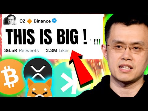 MASSIVE CRYPTO NEWS TODAY!🔥 THIS IS BIG! 🔥 BINANCE CZ!!! 🔥 🔥 CRYPTO LATEST UPDATE !! 🔥