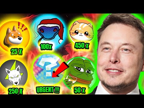 TOP MEME COINS FOR 2024!! 🔥 URGENT!!!! 🤯📉💥 🔥 BEST MEMECOINS TO BUY!