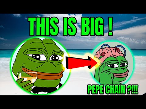 PEPE COIN CHAIN?!🔥  HUGE PEPE INSPIRED POTENTIAL?!  🤯🐸🐳 THIS COULD BE BIG !!🔥