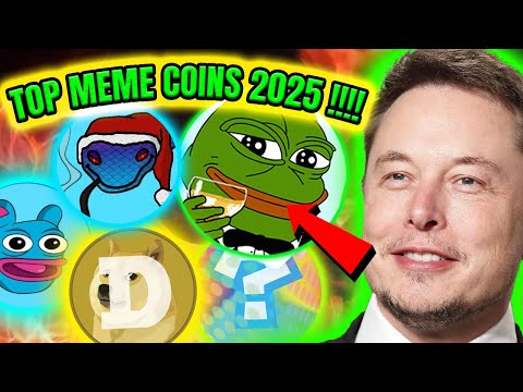 TOP MEME COINS TO BUY 2025 (URGENT)!!! 🔥 WATCH OUT FOR THESE MEMECOINS IN 2025 !!!! PEPE & MUCH MORE