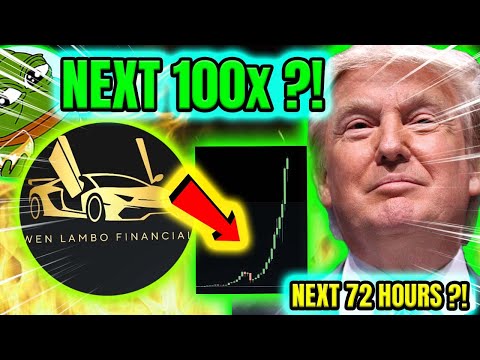 THIS *NEW* LOW CAP MEMECOIN COULD 100X! 🔥 WLFI WEN LABMO! (NEXT 72 HOURS! )🔥 NEXT PEPE ?!!!!