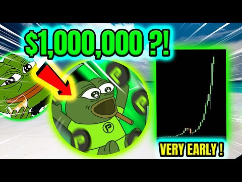 THIS NEW PEPE THEMED CRYPTO CONTINUES TO CLIMB! 🐸$1,000,000 RISING !🐸 NEW LOW CAP CRYPTO PROJECT!!!