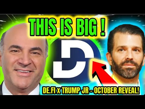 De.Fi. Backed by Donald Trump Jr! Huge Announcement on October 13th🔥