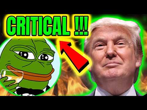 PEPE COIN HOLDERS🐸 WATCH OUT FOR THIS! 📈 🐸 PEPE NEWS!