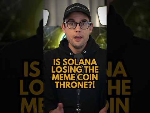IS SOLANA LOSING THE MEME COIN THRONE?!